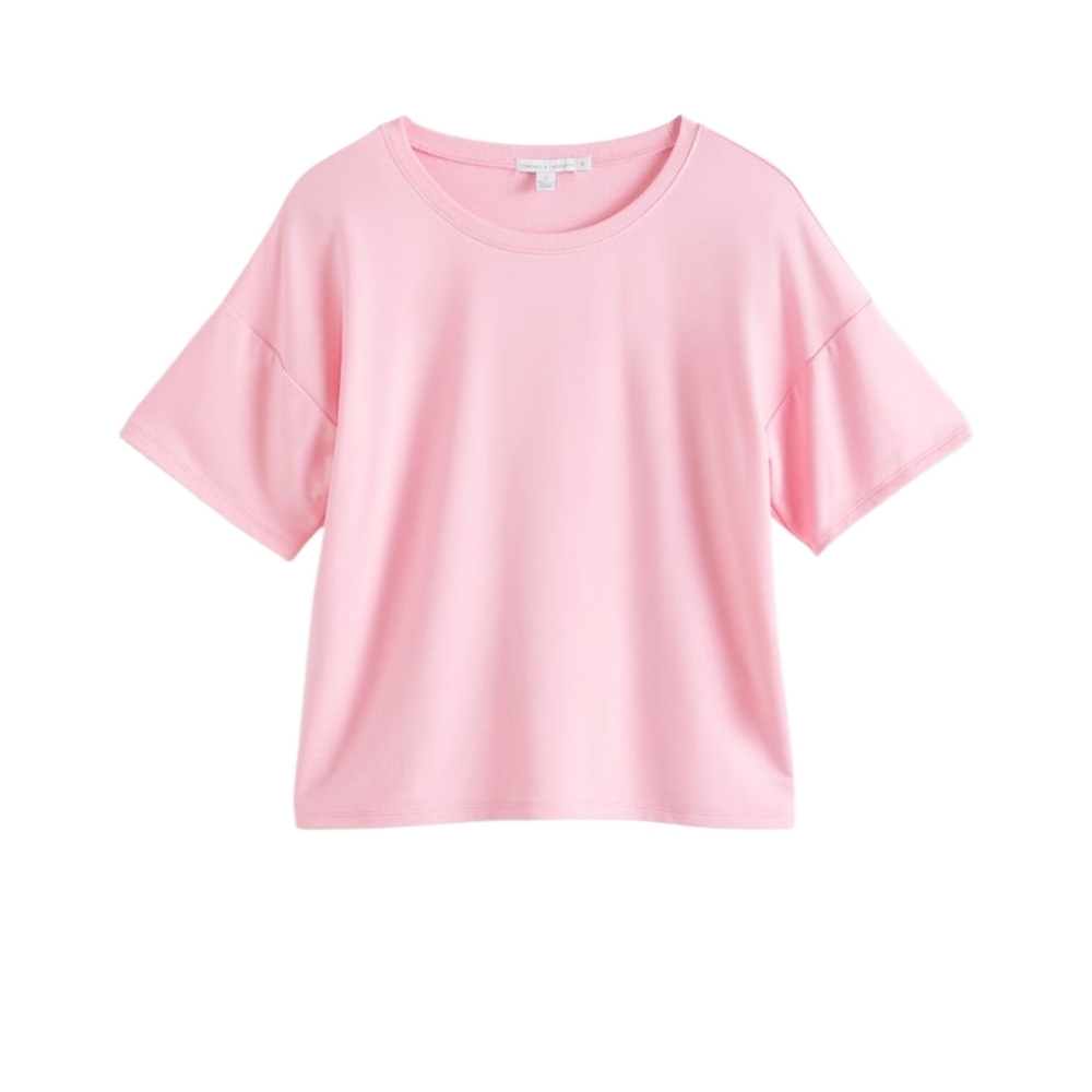 Threads 4 Thought Woman's Shaina Modal Terry Tee Blush Size Small